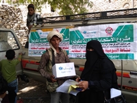 مشروع الاستجابة الطارئة لوباء الكوليرا على مستوى الاسر في 12 مديرية من محافظة تعز
