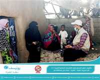 Visiting IDPs camps in Maqbanah district in Taiz governorate